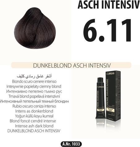 Produktbild FemMas (6.11) Haarfarbe Dunkelblond Asch Intensiv 100ml