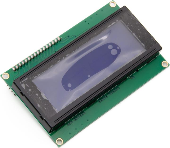 Actual product image Purecrea LCD2004 LCD Display Blue with I2C Module