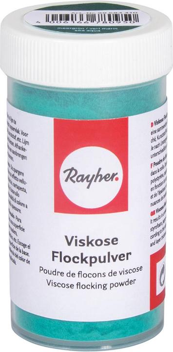 Produktbild Rayher Viskose Flockpulver mit Streueinsatz, 8 g (Babyblau)