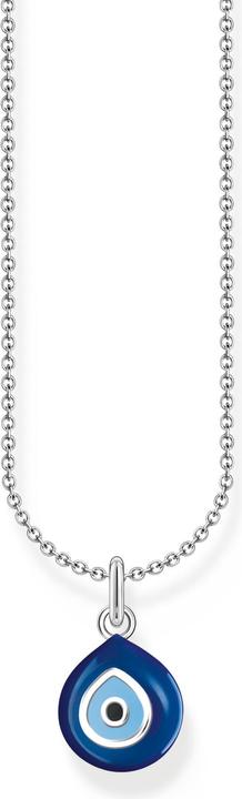 Actual product image Thomas Sabo Necklace with blue nazar eye pendant silver (925 silver, Enamel, 38 - 45 cm)