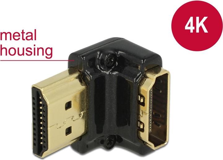 Actual product image Delock HDMI-A/HDMI-A male, F/M, 90° (HDMI, 2.12 cm)