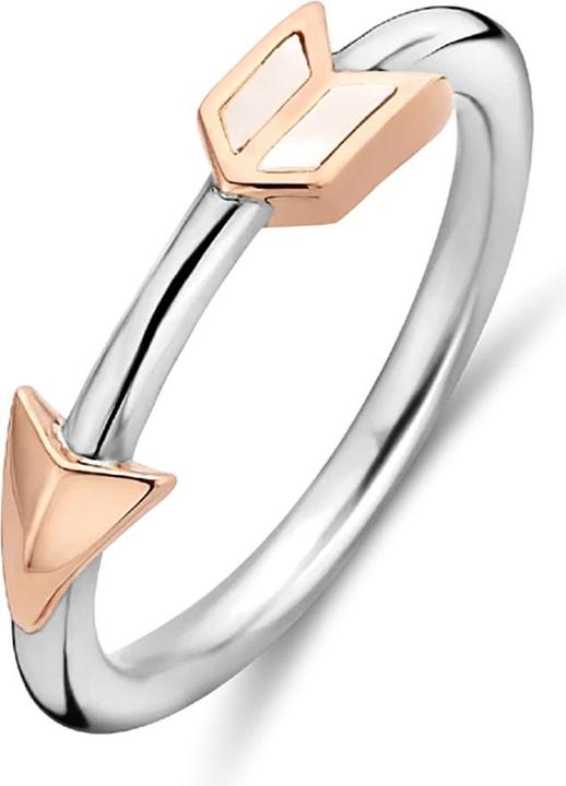 Actual product image Ti Sento Milano Ring mother-of-pearl bicolour 12198MW (56, 925 Silver)