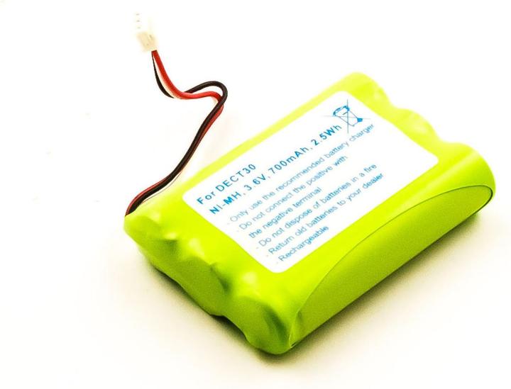 Actual product image AGI 1322 - Battery - ELMEG DECT 300 - Black - Nickel Metal Hydride (NiMH) - 700 mAh -