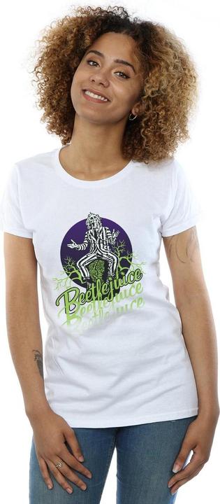 Image du produit Beetlejuice T-shirt en coton Faded Pose Femme/Femme (L)