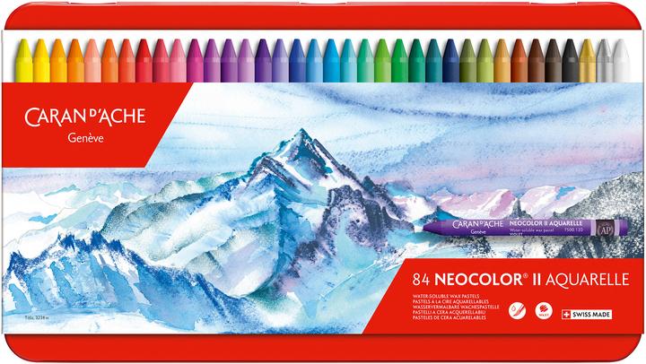 Actual product image Caran d'Ache Neocolor II Aquarelle Metallschachtel (Multicolor, 84 x)