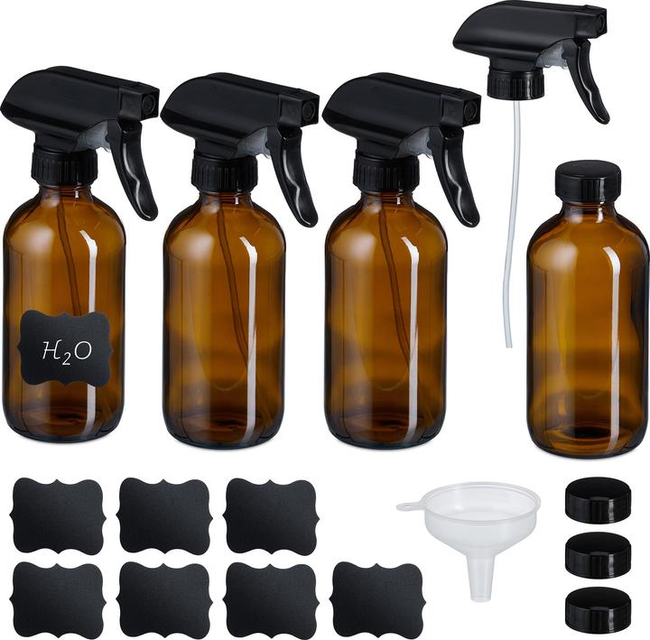 Produktbild Relaxdays 4x Sprühflasche (0.25 l)