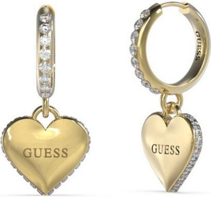 Produktbild Guess Beautiful gold-plated earrings with hearts Falling In Love JUBE02236JWYGT/U (Edelstahl)