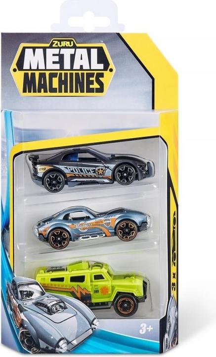 Actual product image Zuru METAL MACHINES AUTOS 3-pack Series 2