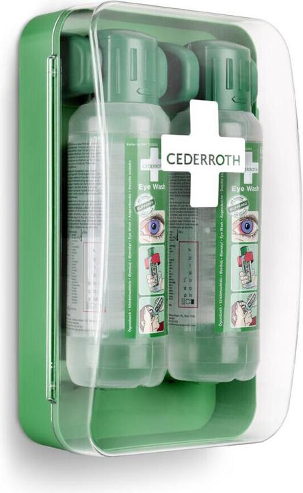 Actual product image Cederroth Augendusche 'Eye Wash Cabinet' 2x0.5l