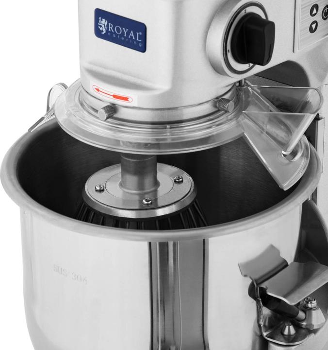 Produktbild Royal Catering Teigknetmaschine Planetenrührwerk 10 l 650 W Planetenrührmaschine (650 W)