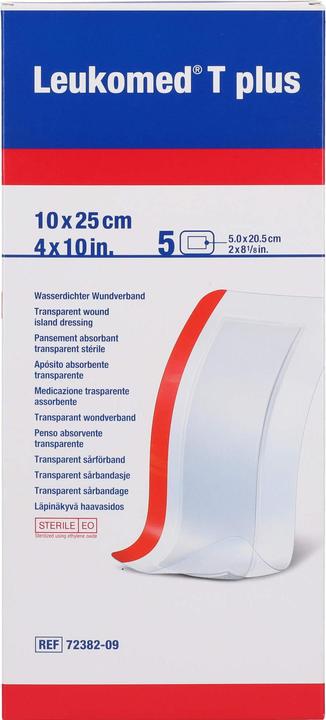 Produktbild BSN T plus transparenter Wundverband 10x25cm mit Wundauflage (5 x)