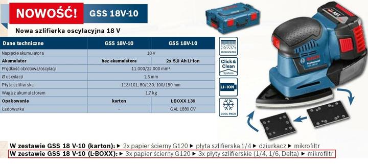 Produktbild Bosch Professional Gss 18v-10 (Schwingschleifer)