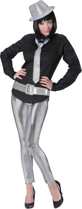Actual product image Widmann Silver glitter belt