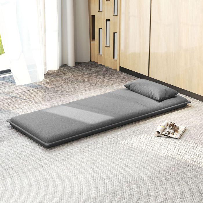 Immagine prodotto Swisshandel24 Bodensofa 3-in-1 Klappbar Schlafsofa, Gepolstert Sofabett mit Schlaffunktion (Divano letto)