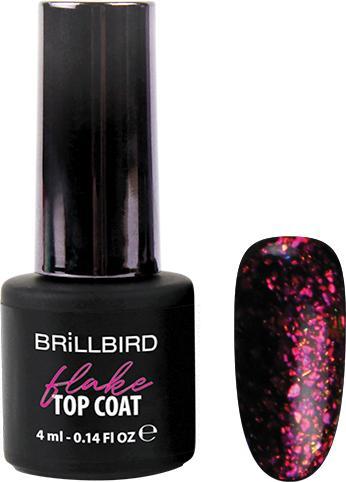 BrillBird Flake Top Coat 4ml - 2 (UV-Gel Lack)
