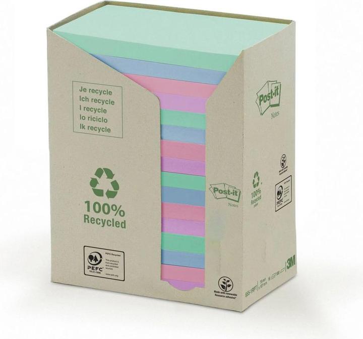 Productafbeelding Post-it Recycling Toren (127 x 76 mm)