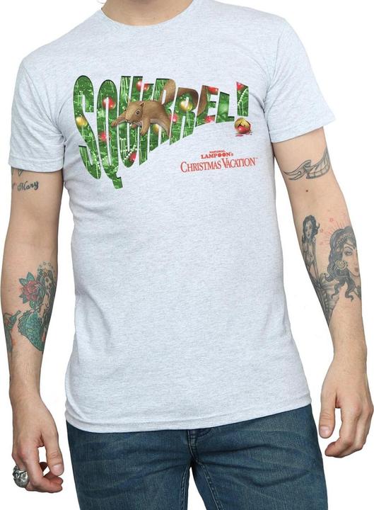 Actual product image National Lampoon´s Vacation Mens Squirrel Tree T-Shirt (XL)