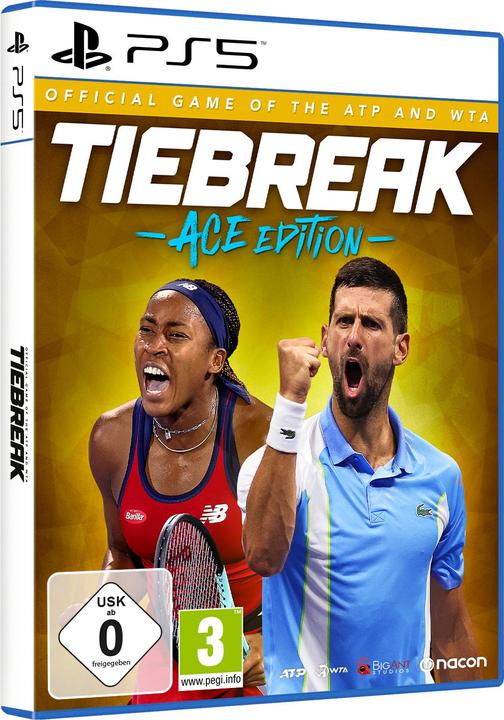 Image du produit Nacon Gaming TIEBREAK : Jeu officiel de l'ATP et de la WTA (PS5, DE)