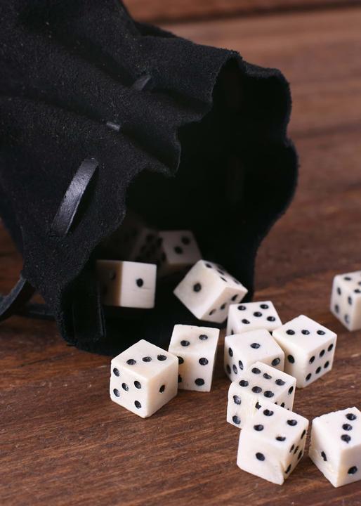 Produktbild Battle Merchant Lederbeutel Gross Schwarz