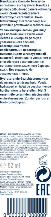 Immagine prodotto CeraVe Crema idratante per il viso (52 ml, Crema 24h)
