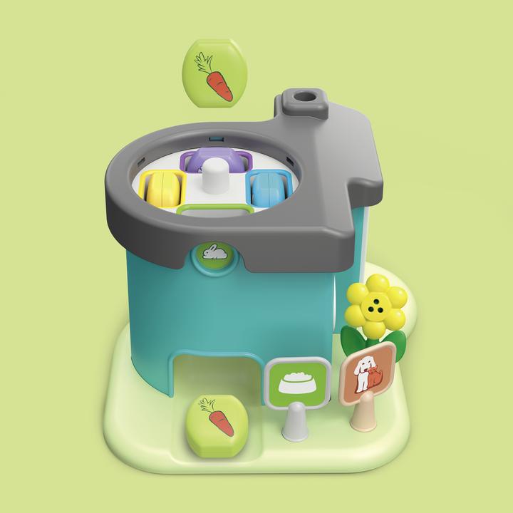 Actual product image Playmobil 71136 1.2.3: Pet boarding with food dispenser (71136, Playmobil 1.2.3)