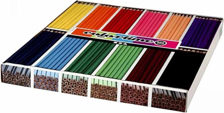 Immagine prodotto Creativ Company Driehoekige Kleurpotloden - Basiskleuren, 288. (Colori assortiti, 288 x)