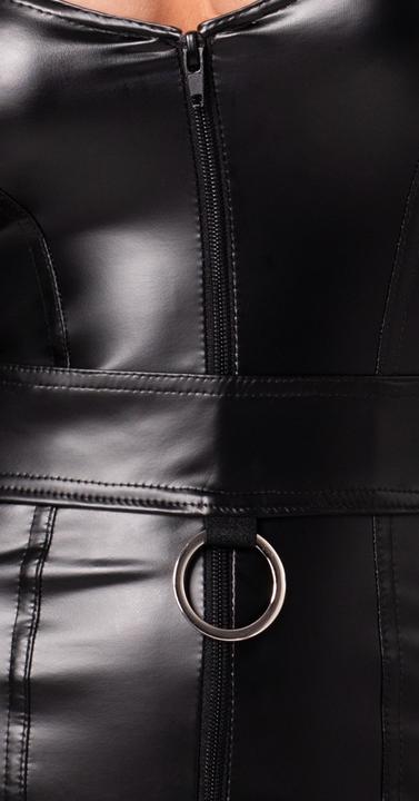 Actual product image Noir Handmade Mini dress in black (S)