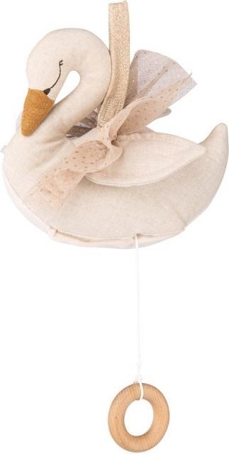 Moulin Roty Kleiner Schwan mit Spieluhr