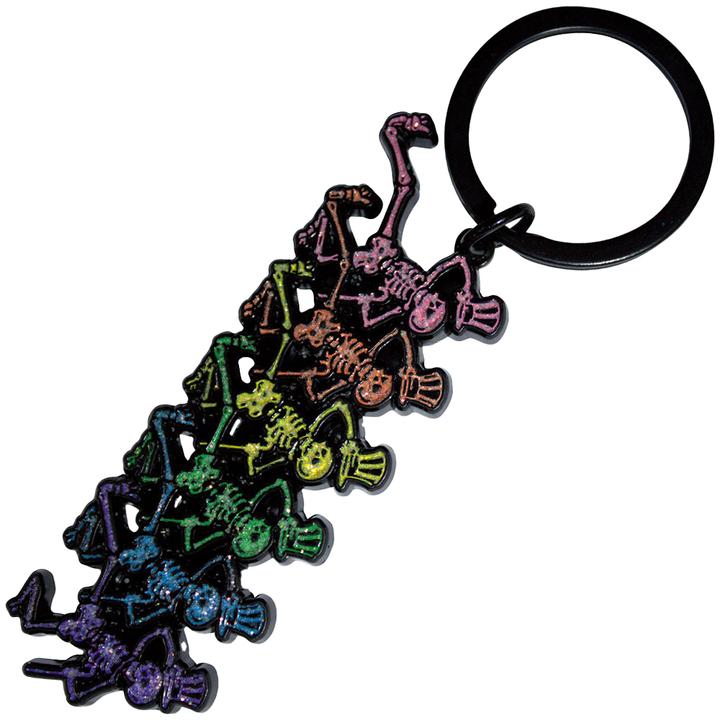 Produktbild Grateful Dead Schlüsselanhänger Tanzende Skelette