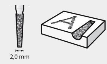 Immagine prodotto Dremel Frese con punta diamantata Ø 2,0 mm (2 pezzi)