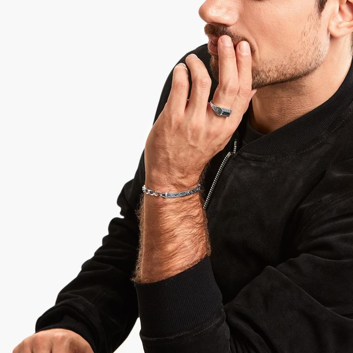Image du produit Thomas Sabo Armband Rebel at heart (19 cm, Argent 925, Cuir)