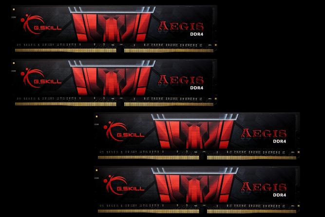 Actual product image G.Skill Aegis (4 x 16GB, 2400 MHz, DDR4-RAM, DIMM)