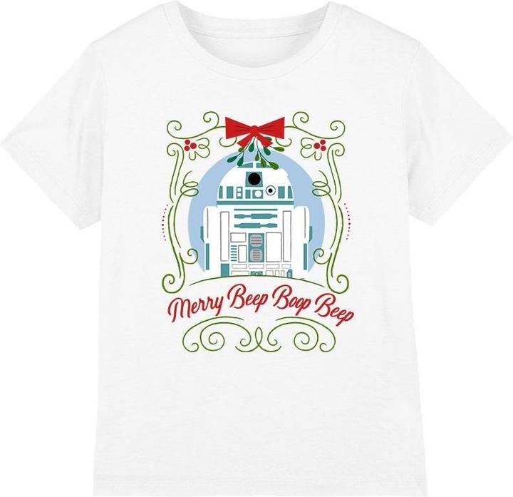 Star Wars Merry Beep Boop Beep TShirt weihnachtliches Design