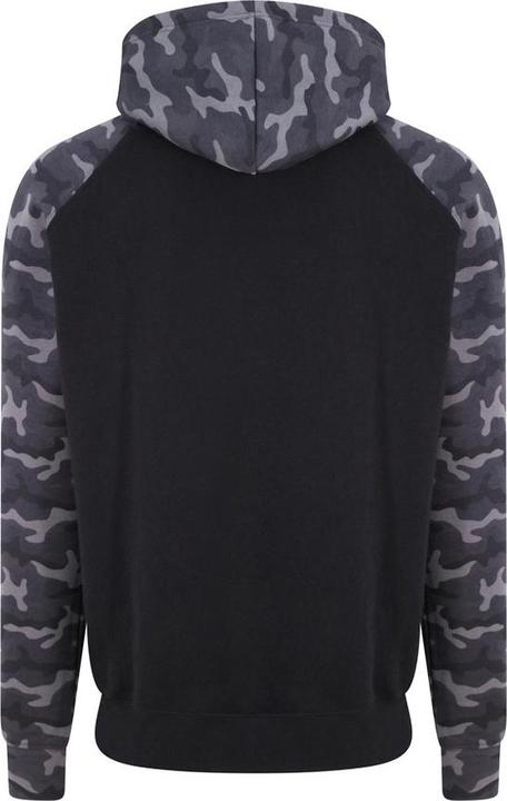 Actual product image Awdis - Sweat de baseball à capuche bicolore - Homme (S)