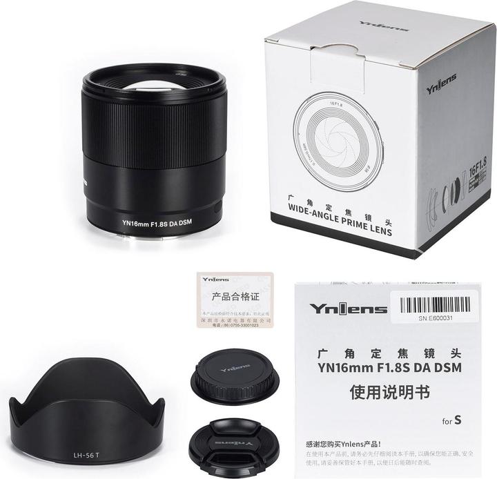 Immagine prodotto Yongnuo Obiettivo autofocus per Sony (Sony E, APS-C / DX)