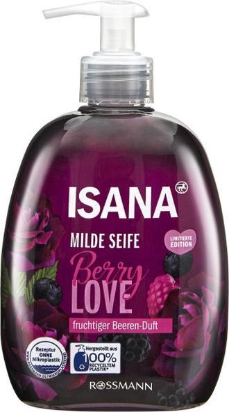 Actual product image Isana SEIFE BerryLove dispenser (Liquid soap, 500 ml)