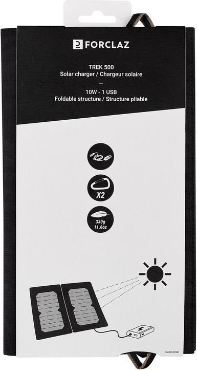 Produktbild Forclaz PANNEAU SOLAIRE SLR 500 - 10W (0.29 kg)