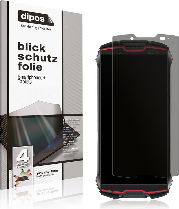 Produktbild Dipos Blickschutzfolie 4-Way Privacy (1 Stück, Cubot King Kong Mini 2 Pro)