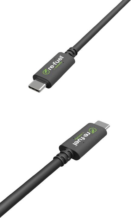 Actual product image DigiPower USB-C to USB-C Highspeed Charge and Sync Cable 1m (1 m, USB 3.1)