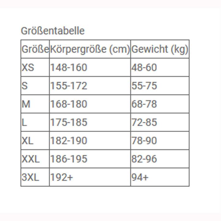 Nutritional values and ingredients Zaosu Speedsuit Z-Skin (3XL)