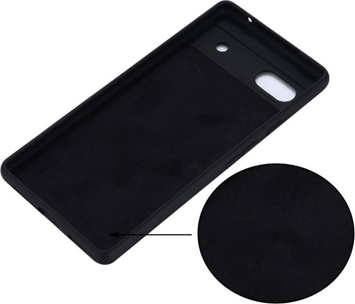 Produktbild Cover-Discount Google Pixel 7a - Silikon Gummi Hülle schwarz (Google Pixel 7a)