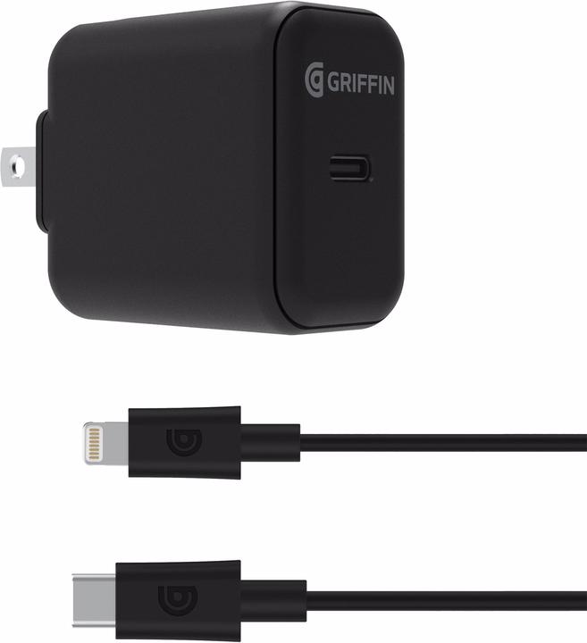 Actual product image Griffin PowerBlock USB-C PD + Lightning Cable (18 W)