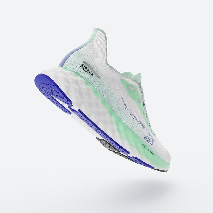 Produktbild Kiprun KS900 Light Men's running shoes - White/Green (45)