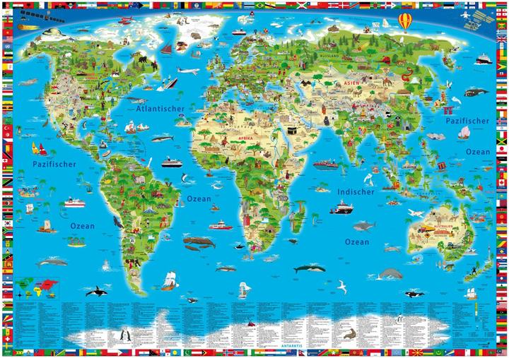 Immagine prodotto Mappa del mondo per bambini