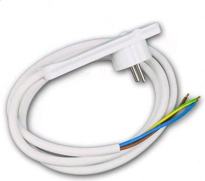 Actual product image EGB Connection cable with flat plug 3x1.5 white 1.5m (1.50 m)