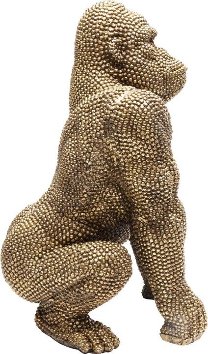 Image du produit Designlife Figurine décorative Shiny Gorilla doré 46cm