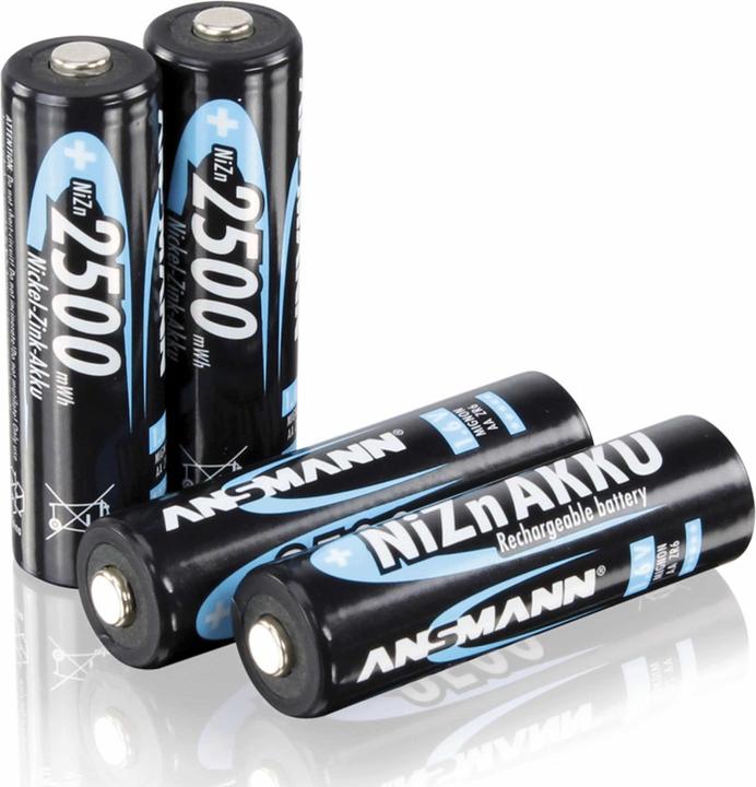 Actual product image Ansmann NiZN battery (4 pcs., AA, 1500 mAh)