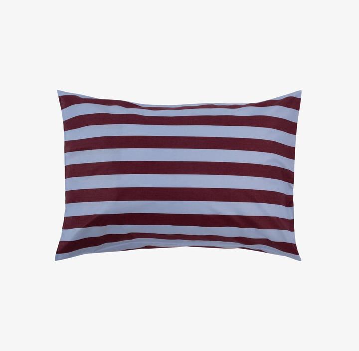 Actual product image HAY Pillowcase??T?? dark red striped (Pillowcase, 50 x 70 cm)