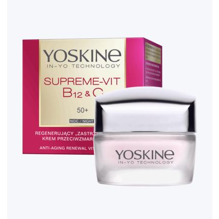 Immagine prodotto Yoskine Supreme-Vit B12 & C Crema Idratante Viso 50+ Crema Notte 50Ml (50 ml, Crema notte)