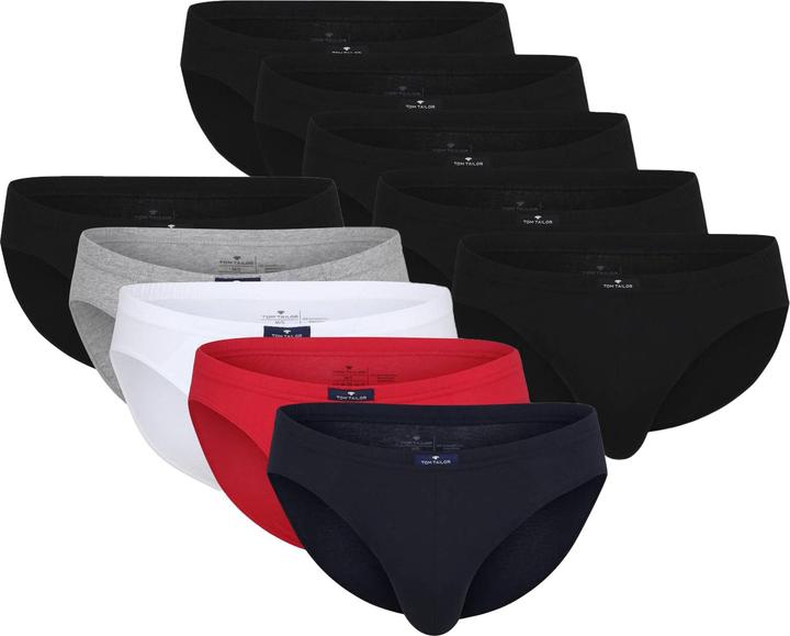 Tom Tailor Slip Casual Bequem sitzend Mini Slip 10er Pack
